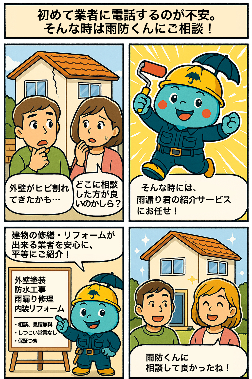 困ったときは雨防くん！