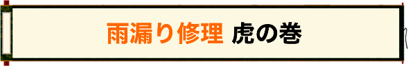 雨漏り修理 虎の巻